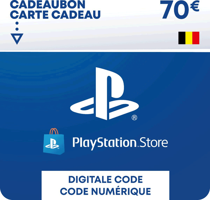 PSN PlayStation Network Card 70 EUR BE