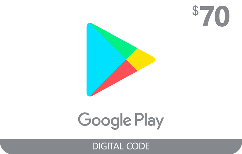 Google Play Gift Card 70 USD