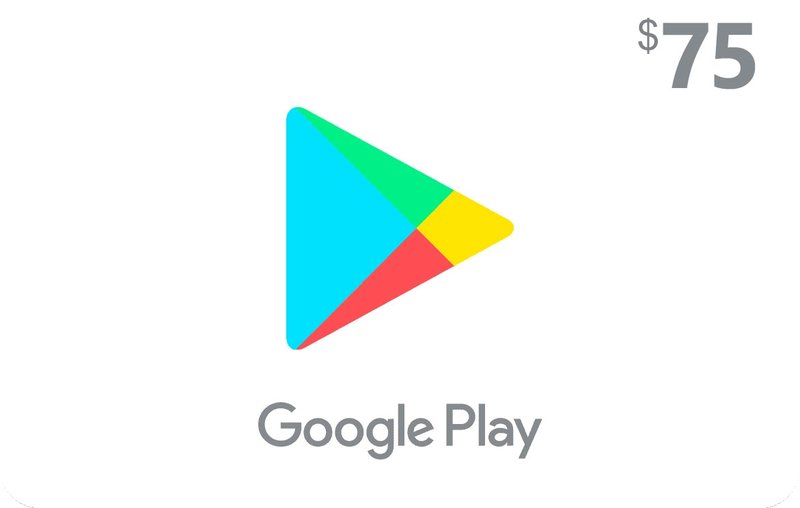 Google Play Gift Card 75 USD