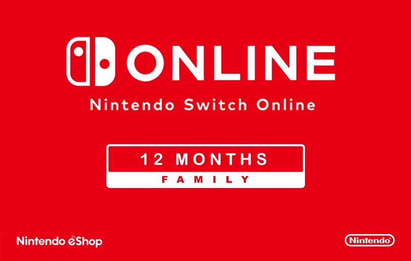 Nintendo Switch Online Family Membership 12 Months