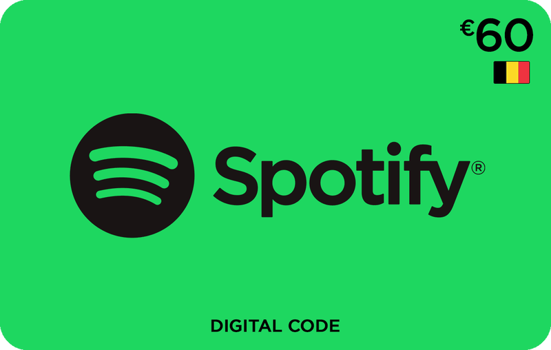 Spotify Gift Card 60 EUR BE
