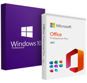 Windows 10 Pro and MS Office 2021 Pro Plus