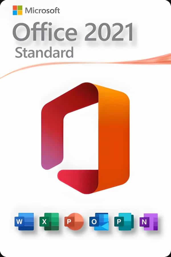 Microsoft Office 2021 Standard Premium-licentie voor 3 apparaten
