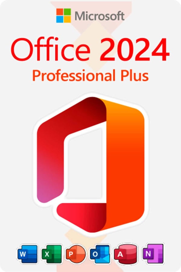 Microsoft Office 2024 Professional Plus licentie voor 3 apparaten