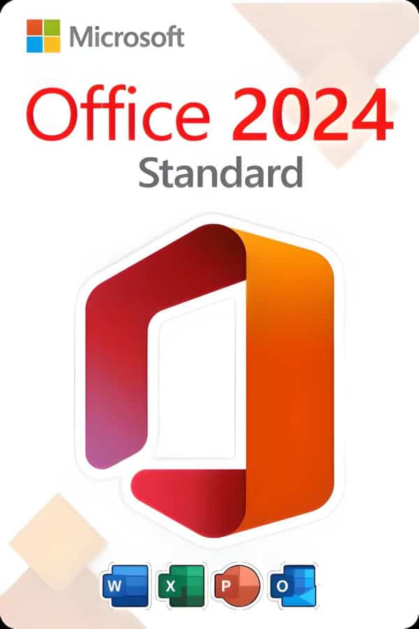Microsoft Office 2024 Standard  licentie voor 3 apparaten