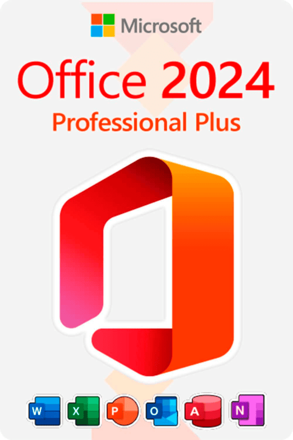 Microsoft Office 2024 Professional Plus licentie voor 3 apparaten
