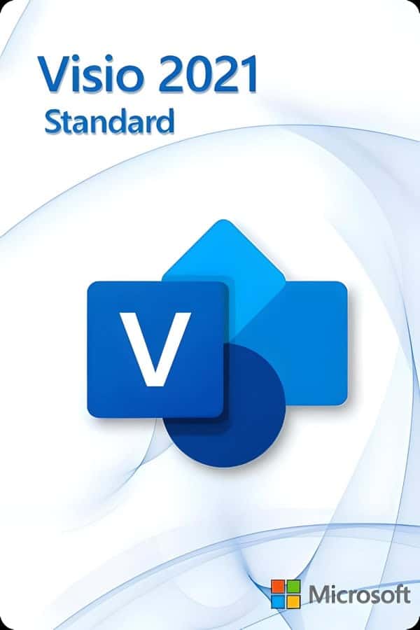 Microsoft Visio 2021 Standard licentie voor 3 apparaten