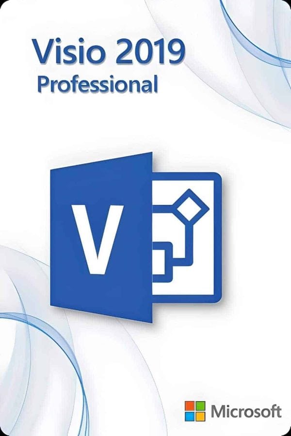 Microsoft Visio 2019 Professional licentie voor 3 apparaten