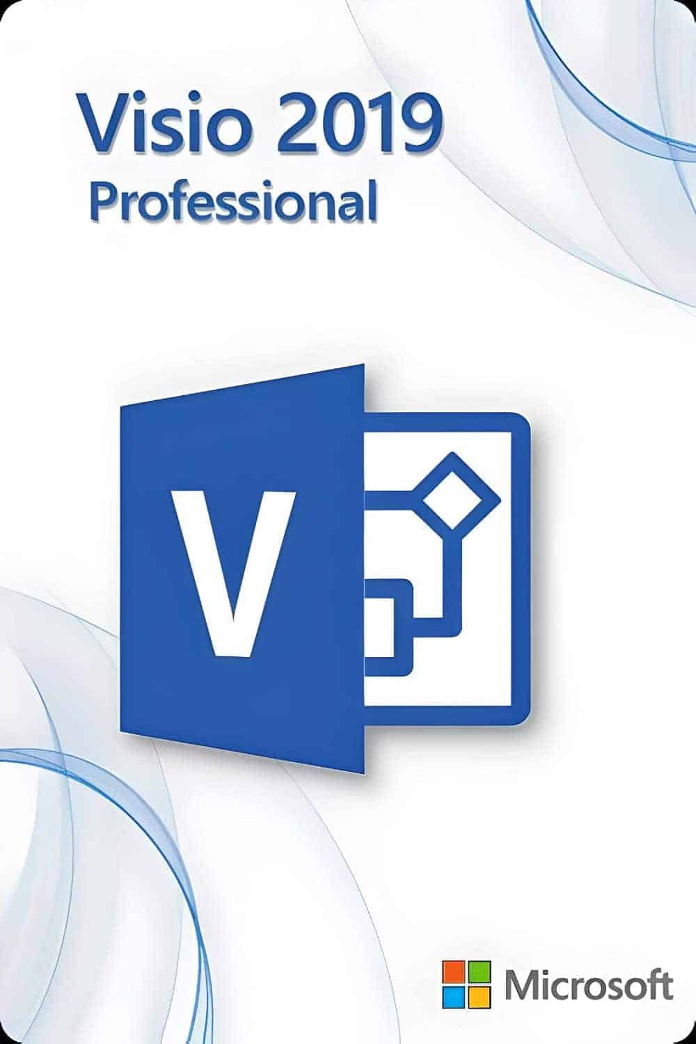 Microsoft Visio 2019 Professional licentie voor 3 apparaten